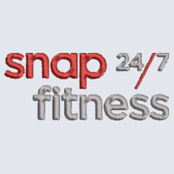 Snap Fitness - 12 Inch Knit Beanie - Red/Grey Design